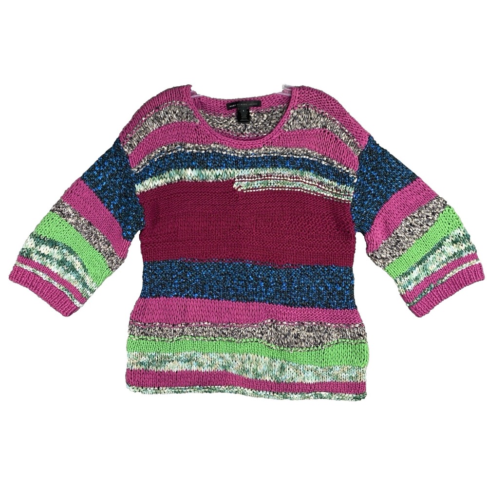 Marc‎ by Marc Jacobs Womens Chunky Knit Sweater Size Large Oversized Artsy Cozy